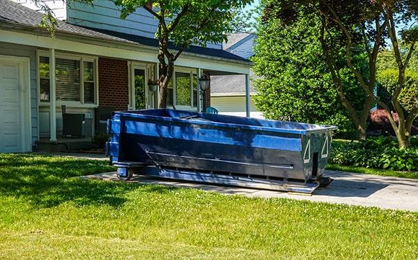 the cost of renting a residential dumpster varies depending upon the size and rental period